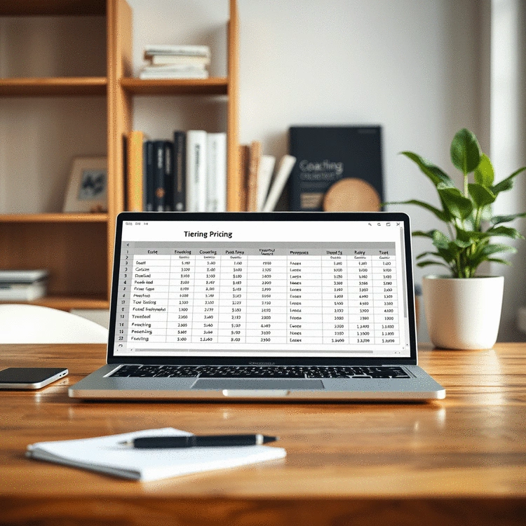creating tiered pricing plans for coaching services